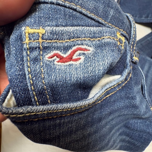 Hollister Womens Jeans Size 25x29 Blue Wash Skinny Fit Denim Size 1S - Picture 6 of 10